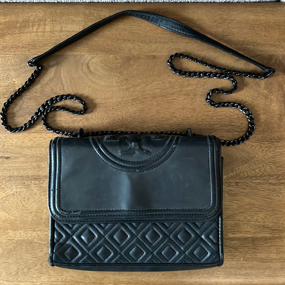 Tory Burch Fleming Small Tonal Convertible Shoulder Bag